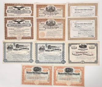 Tintic Stock Collection, 6 Different, 11 Total [193921]