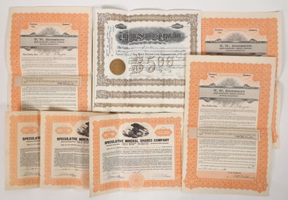Mining Finance Stock Collection, 1905-1930 [192165]