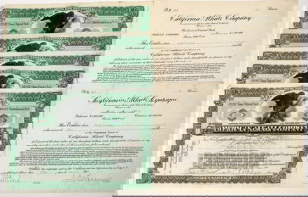 Stocks - Mining, Alkali (7) 2 Different [191294]