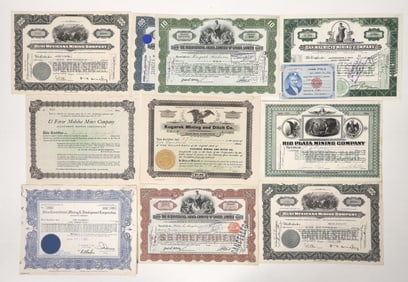 Foreign Mining Stocks, 10, 1907-55 [192469]