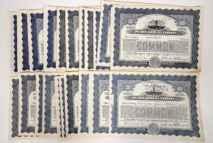 Palmer Union Oil Stocks in Bulk, 50, 1913-28 [192808]