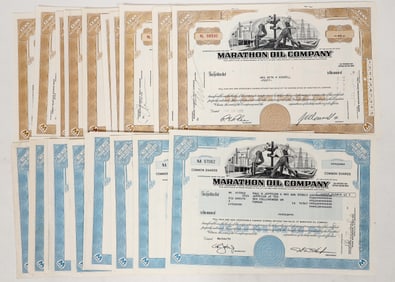 Marathon Oil Co. Stocks, 1970-1979 [192636]