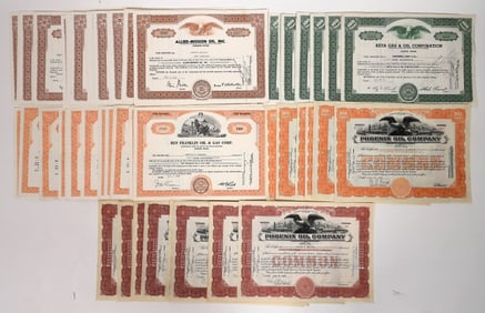 Oil - Huge Lot Collection of Stocks, 100 [192793]