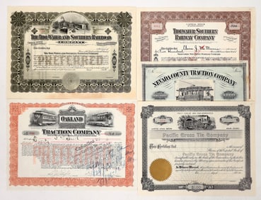 California Railroad Stocks, 6 [192081]