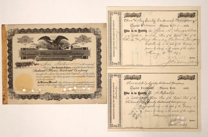 Kentucky Railroad Stock Trio [191686]