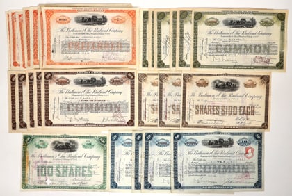 Baltimore and Ohio RR Stock Assortment, 30 with Dupes [192752]