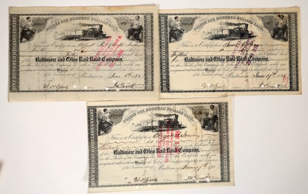 Baltimore and Ohio Railroad Stocks, 3, 1877-81 [193979]