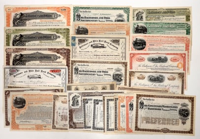 Baltimore and Ohio Stock Collection, 29 Mostly Different [192086]