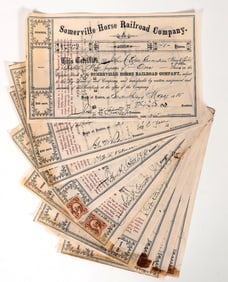 Somerville Horse RR Stocks, 10, 1879-99 [194092]