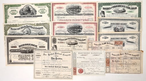 Massachusetts Railroad Stock Collection, 13 [192092]