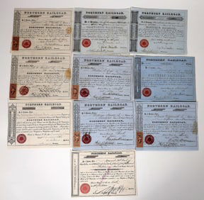 Northern Railroad Stocks, 10, 1848-82 [194093]