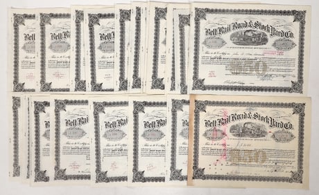 Belt Road & Stock Yard Stocks, 1906-29, 25 [192781]