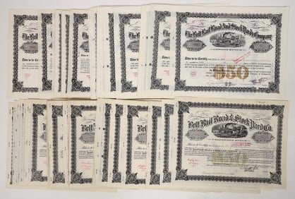 Belt RR & Stock Yards Stocks, 65, 1933-56 [192602]