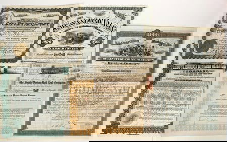 Southern Railroad Stocks and Bonds, 5 [193015]
