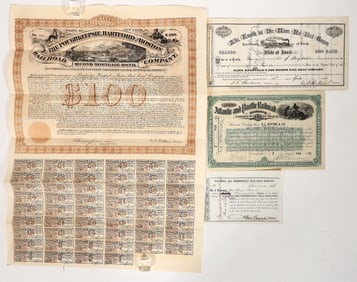 US Rail Stocks and a Bond, 4 Total [193089]