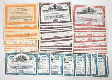 Ships & Steamer Stocks in Bulk, 5 Different, 250+ [191144]