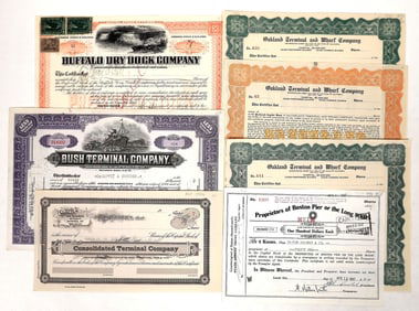 Terminal and Wharf Stocks, 6 [192102]