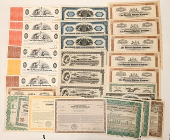 Automobile Parts and Garage Stocks and Bonds [190959]