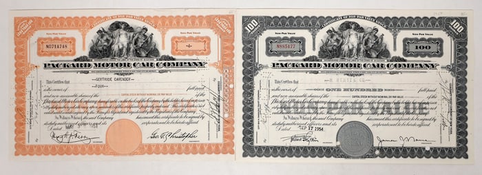 Packard Motor Car Stock Pair, 1954-1957 [191869]