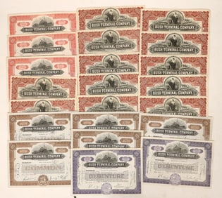 Bush Terminal Stocks, 4 Different with Dupes [191105]