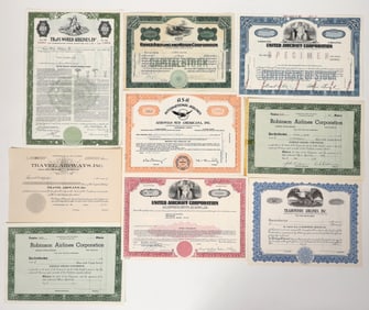 Airline Stocks and 1 Bond, 9, 1926-68 [192761]