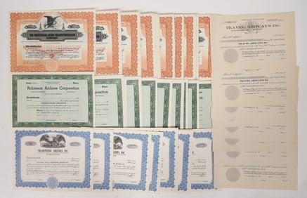 Unissued Airline Stocks Grab Bag [192633]