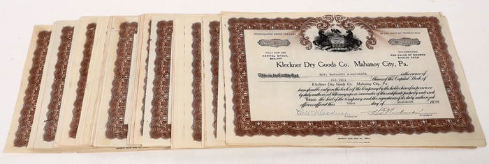 Kleckner Dry Goods Stocks, 60 [192201]