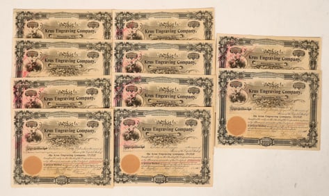 Krus Engraving Stocks, 10 [191102]