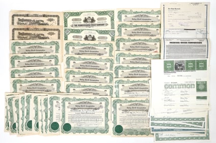 Securities Stocks Collection [191141]