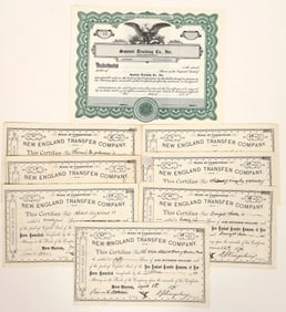 Stocks - Express, Drayage (8) c1876-19XX [191070]