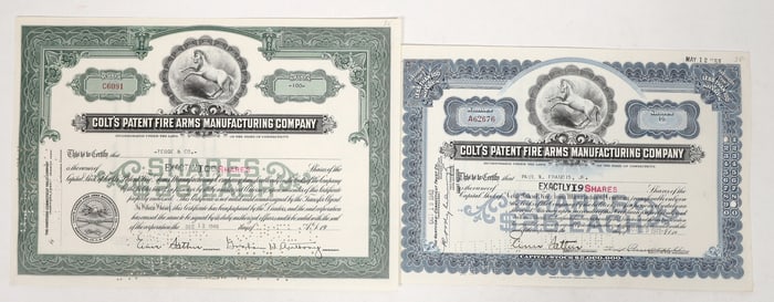 Colt Mfg. Stock Pair, 1942-1946 [192176]