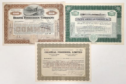 Fisheries Stock Trio, 1919-1930 [192177]