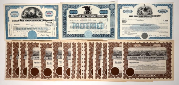 Chemical Stocks, 4 Different with Dupes, 20+ [192721]