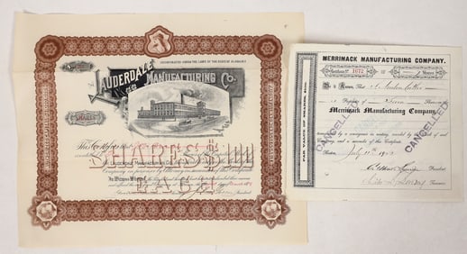 Manufacturing Stock Pair, 1889-1902 [192275]