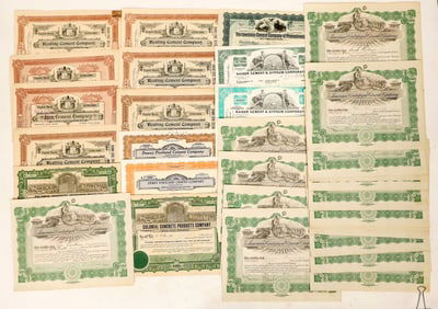 Stocks - Cement, (34), 6 Different [191295]