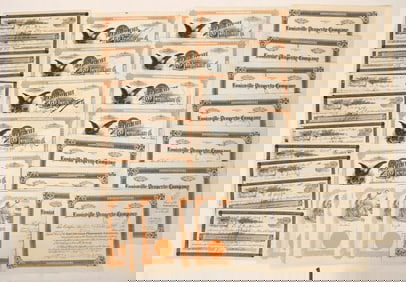 Land & Development Stocks, 4 Different, 40 Total [189827]