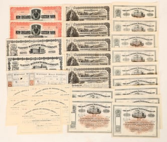 Cotton Clothing Stocks, 6 Different, 26 Total [191233]