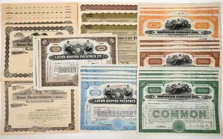 Movie Theater Stock Collection, 9 Different [191045]