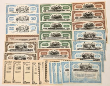 Movie Theatre Stocks, 8 Different with Dupes [191096]