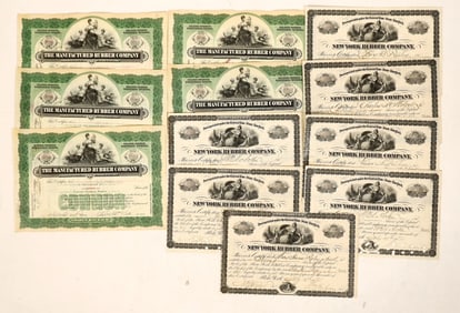Rubber Stocks, 2 Different, 5 Each [191272]