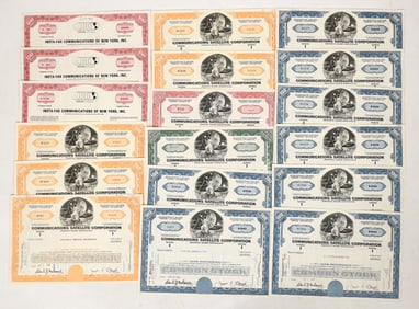 Satellite and Fax Stocks, 5 Different, 18 Total [191174]