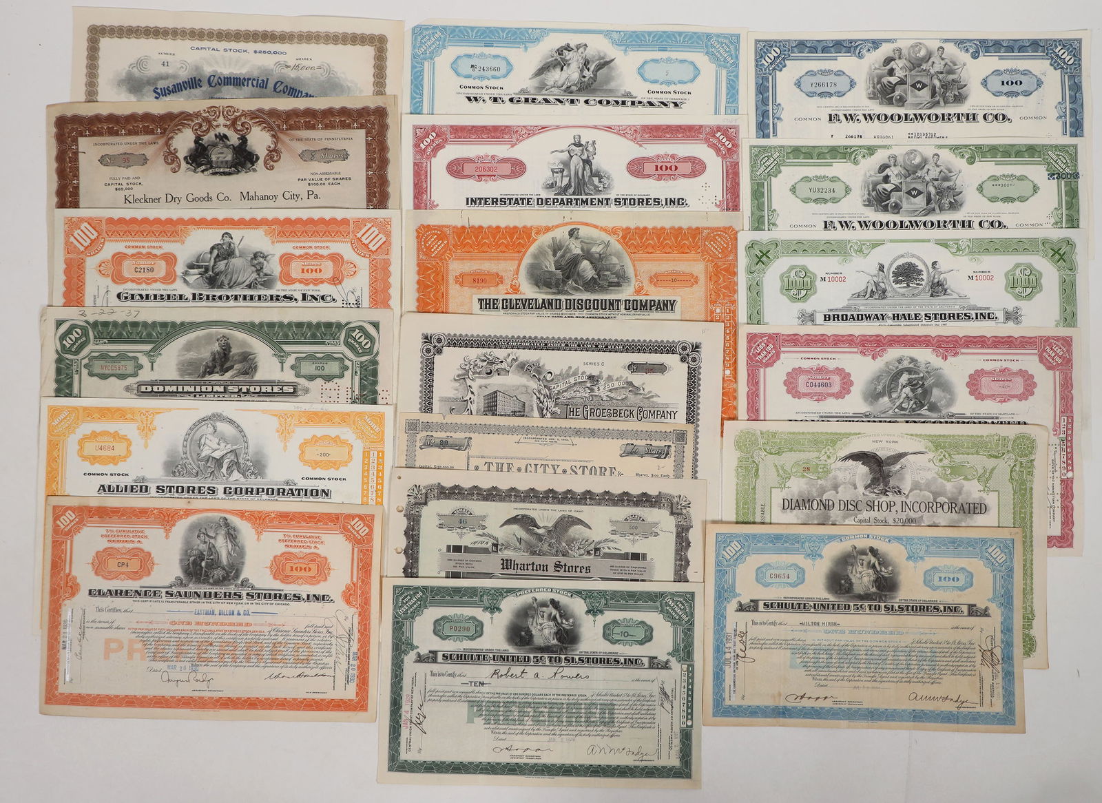 Store & Dept. Store Stock Collection, 20 [192304] (1 of 1)