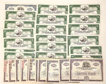 Philippines Long Distance Telephone, 4 Different, 42 Total [191022]