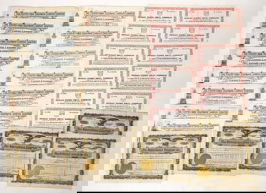 International Telephone Stocks, 4 Different, 30 Total [191183]