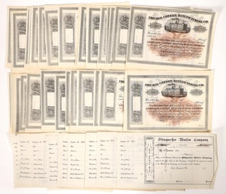 Textile Unissued Stocks, 2 Different, 75 [192762]