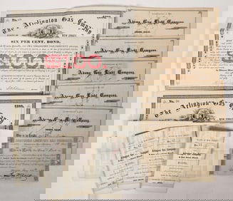 Early Gas Company Stocks, 1850-1904 [192553]