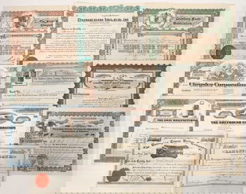 Stock Cert Grab Bag (10) [192497]