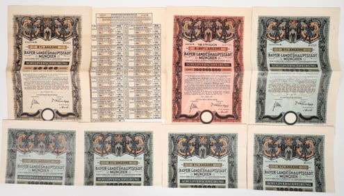 City of Munich Bond Certificates, 1923 [192940]