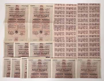 Stuttgart, Germany Loan Bonds, 1923 [192948]