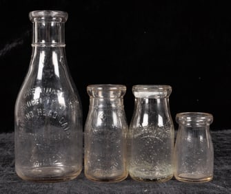 Diamond Head Dairy Bottles, 4 [195135]